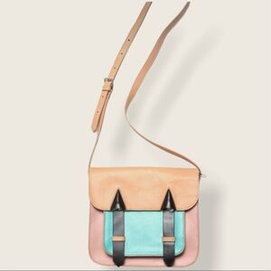 Gaya Cambridge leather messenger bag crossbody